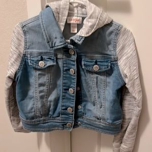 Hooded Jean jacket